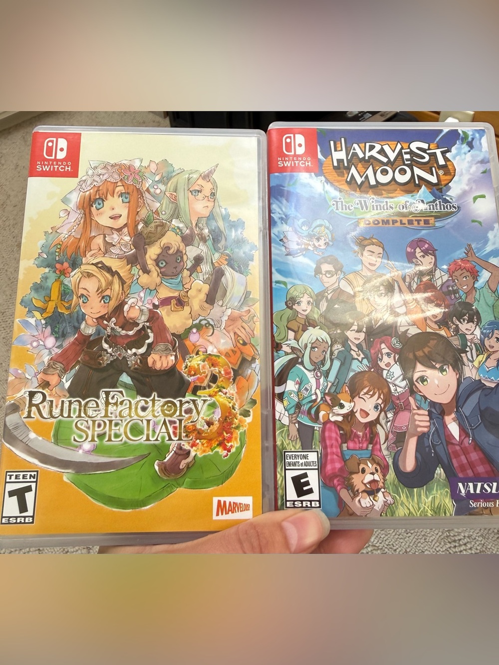 Nintendo Switch Rune Factory 3 Special, Harvest Moon the Winds of Anthos Complet